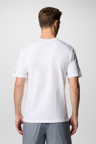 T-shirt regular en coton biologique Path Lake™ - Blanc