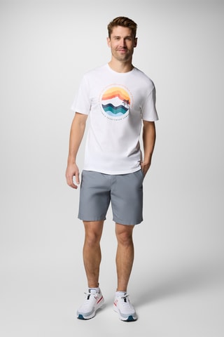 T-shirt regular en coton biologique Path Lake™ - Blanc