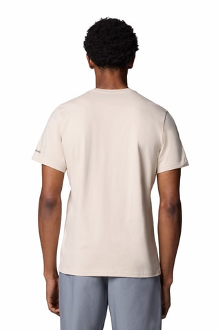 T-shirt regular en coton biologique Path Lake™ - Marron clair