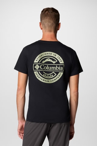 T-shirt regular en coton biologique Rapid Ridge™ - Noir