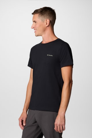 T-shirt regular en coton biologique Rapid Ridge™ - Noir