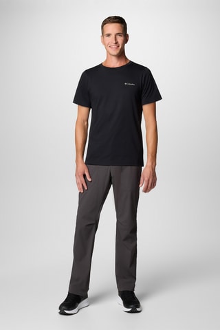 T-shirt regular en coton biologique Rapid Ridge™ - Noir