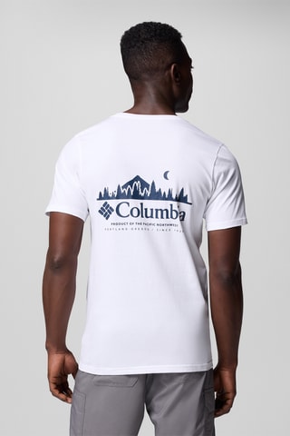 T-shirt regular en coton biologique Rapid Ridge™ - Blanc