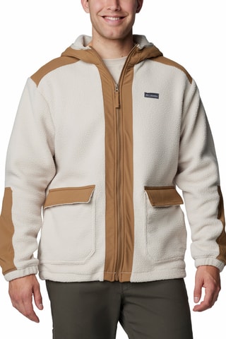 Veste polaire à capuche Landroamer™ - Ecru