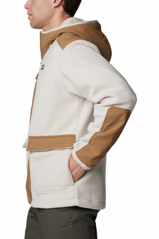 Veste polaire à capuche Landroamer™ - Ecru