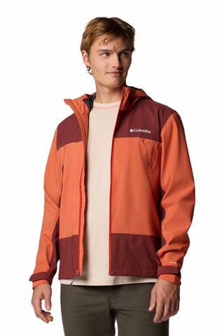 Coupe-vent à capuche Boulder Falls™ - Orange et bordeaux