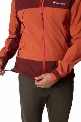 Coupe-vent à capuche Boulder Falls™ - Orange et bordeaux