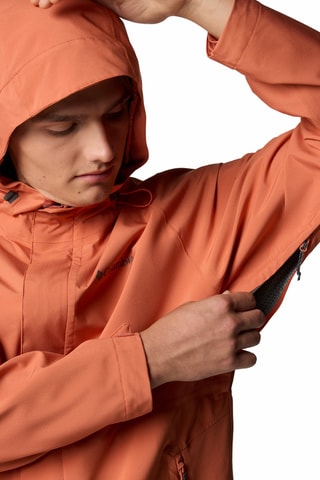 Coupe-vent à capuche Earth Explorer™ II - Rouge brique