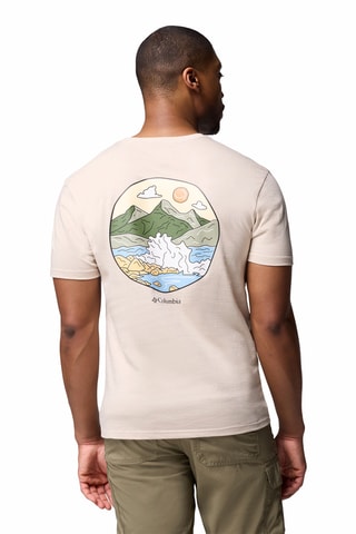 T-shirt regular en coton biologique Stark Creek™ - Beige
