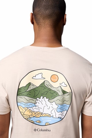 T-shirt regular en coton biologique Stark Creek™ - Beige