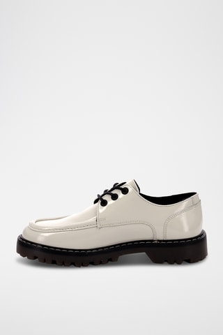 Derbies em couro Kick Decklow - Branco