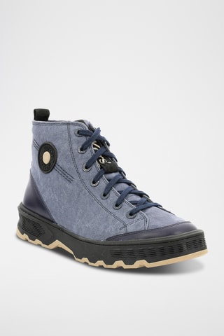 Sapatilhas subidas Kick Way - Azul