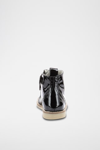 Botinhas em couro envernizado Tyrol - Preto
