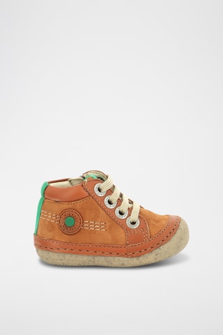 Botinhas em couro Sonistree - Camel