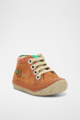 Botinhas em couro Sonistree - Camel