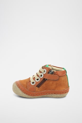 Botinhas em couro Sonistree - Camel