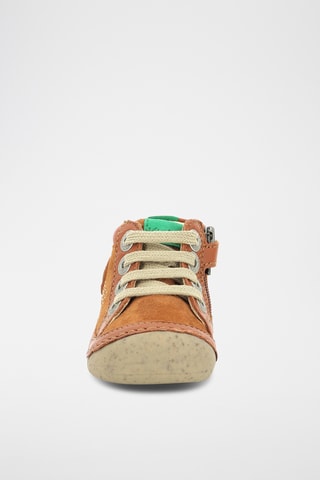 Botinhas em couro Sonistree - Camel