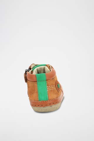 Botinhas em couro Sonistree - Camel