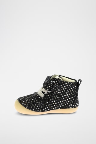 Botinhas em couro Sonizikro - Preto