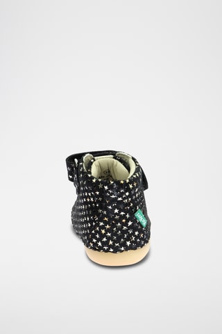 Botinhas em couro Sonizikro - Preto