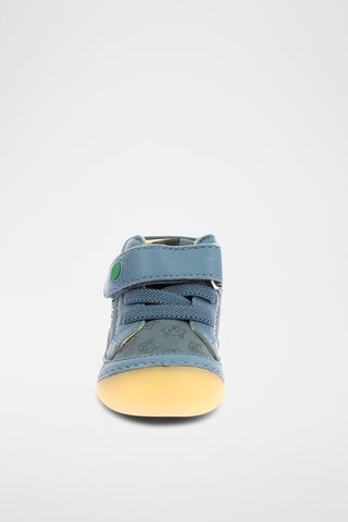 Botinhas em couro Sokistic - Azul-celeste