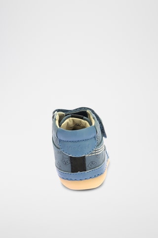 Botinhas em couro Sokistic - Azul-celeste