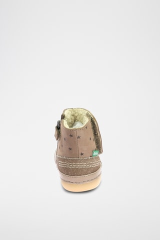 Botins forrados em couro Sokifaune - Castanho