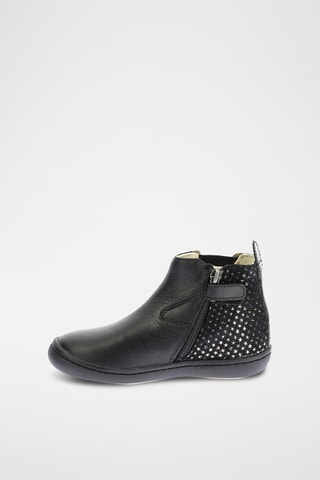 Botins em couro Kick Popstar - Preto