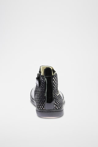 Botins em couro Kick Popstar - Preto
