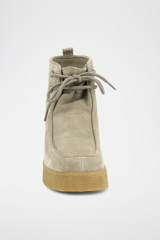 Botins em nobuck Kick Claire - Bege