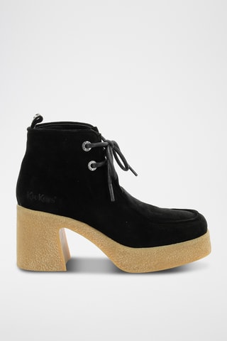 Botins em nobuck Kick Claire - Preto 