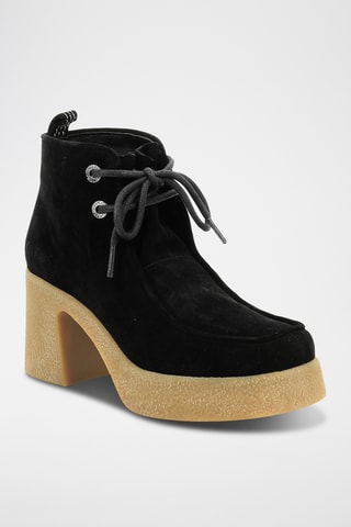 Botins em nobuck Kick Claire - Preto 