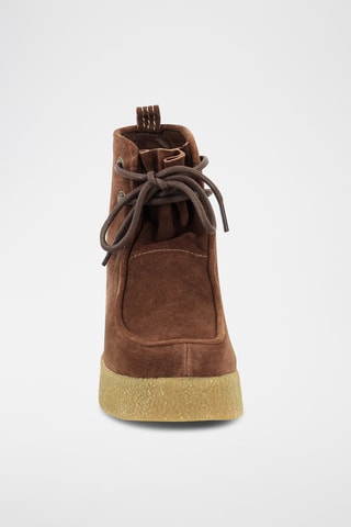 Botins em nobuck Kick Claire - Castanho