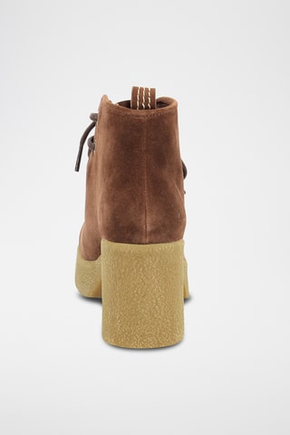 Botins em nobuck Kick Claire - Castanho
