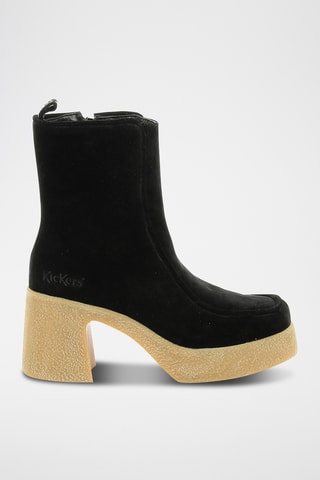 Botins em nobuck Kick Celest - Preto