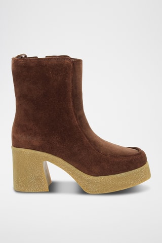 Botins em nobuck Kick Celest - Castanho