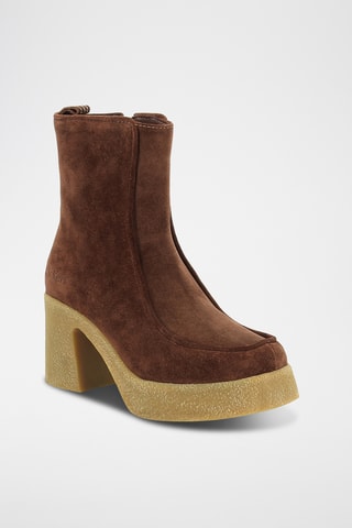 Botins em nobuck Kick Celest - Castanho