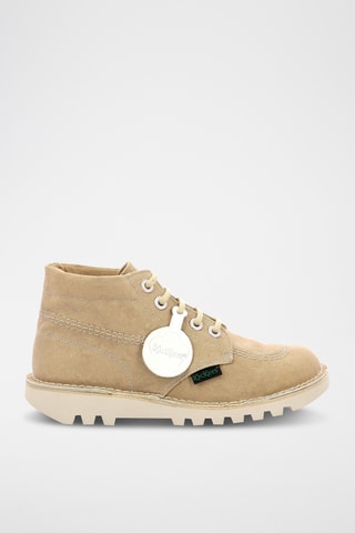 Botins Kick Hi - Bege