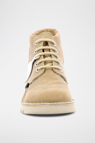 Botins Kick Hi - Bege