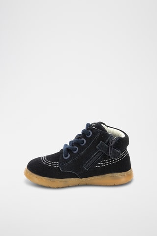 Botinhas em nobuck Kickbubbly - Azul-marinho