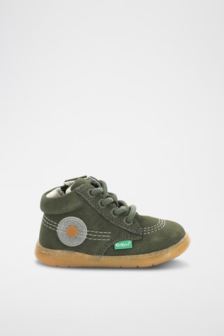 Botinhas em nobuck Kickbubbly - Caqui