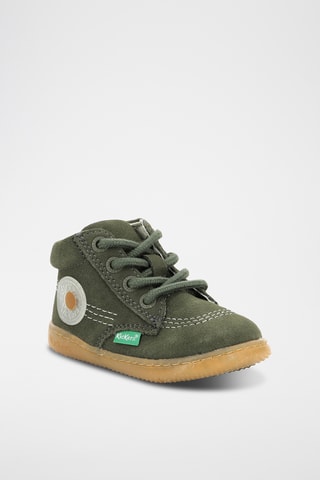 Botinhas em nobuck Kickbubbly - Caqui