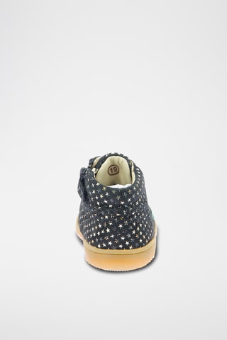 Botinhas em couro Kickbillista - Preto