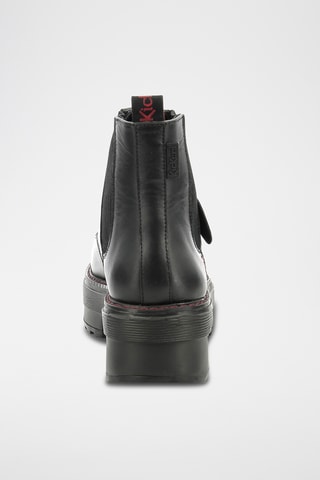 Botins em couro Kick Helena - Preto 