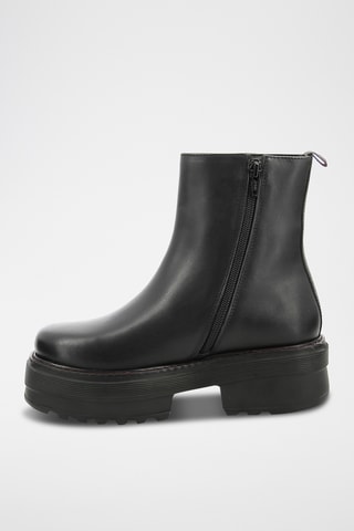 Botins em couro Kick Helga - Preto 