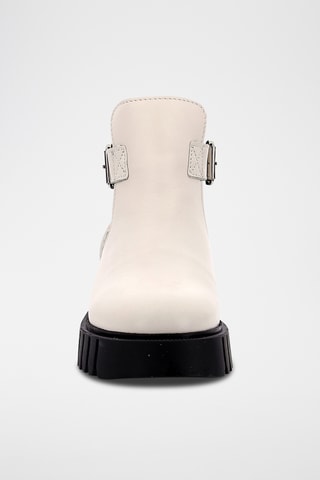 Botins em couro Kick Fantasy - Branco