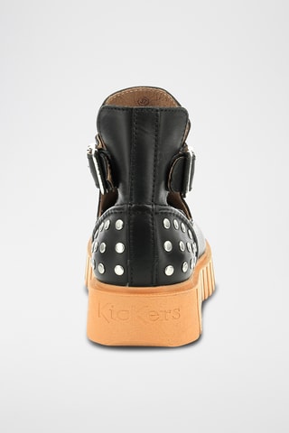 Botins em couro Kick Fantasy - Preto