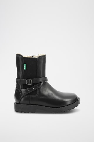 Botins em couro Groozmy - Preto