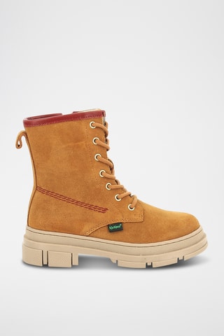 Botinhas em nobuck Kick Goji - Camel
