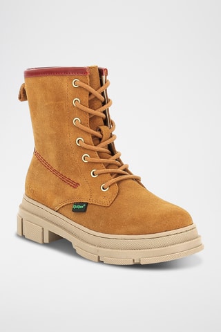 Botinhas em nobuck Kick Goji - Camel